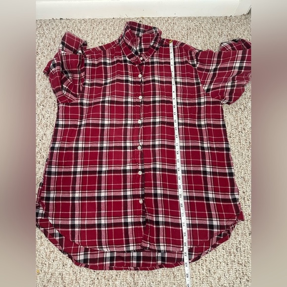 Wrangler Wrancher Red Plaid Button-Up Shirt - Picture 9 of 10